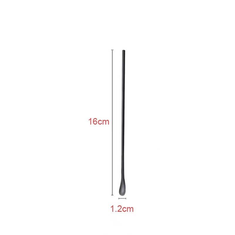 1PC Long Handle Teaspoon 304 Stainless Steel Mixing Spoon Tableware Coffee Tea Spoons Dessert Ice Cream Scoop Bar Tools