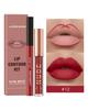 Langmanni Lipgloss Lipliner-Set 2 Sets nicht klebendes Cup-Matt-Lipgloss-Set