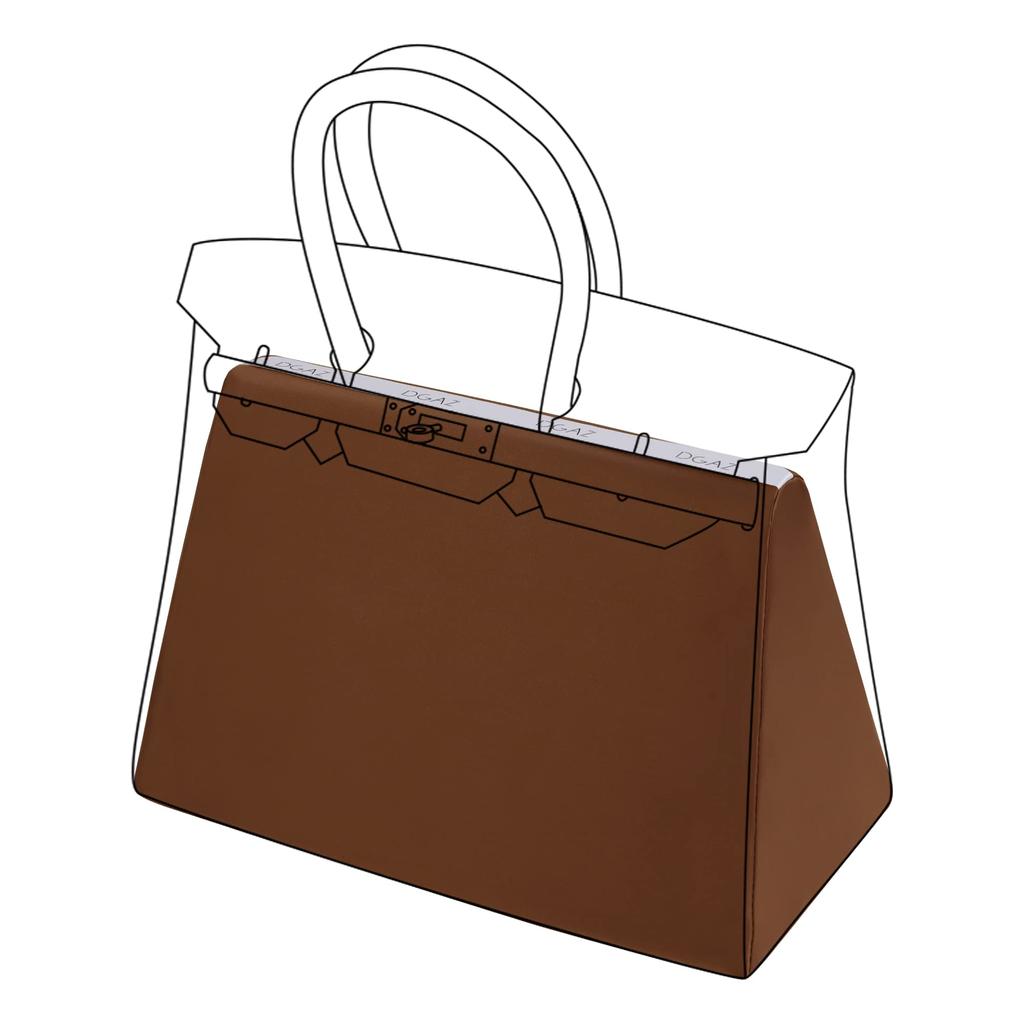 DGAZ Bag Pillow Bag Shaper Prevents Deformation Bag Shaper Pillow Shaper Suitable for Birkin Bags 25/30/35/40 (Gold, BK35)