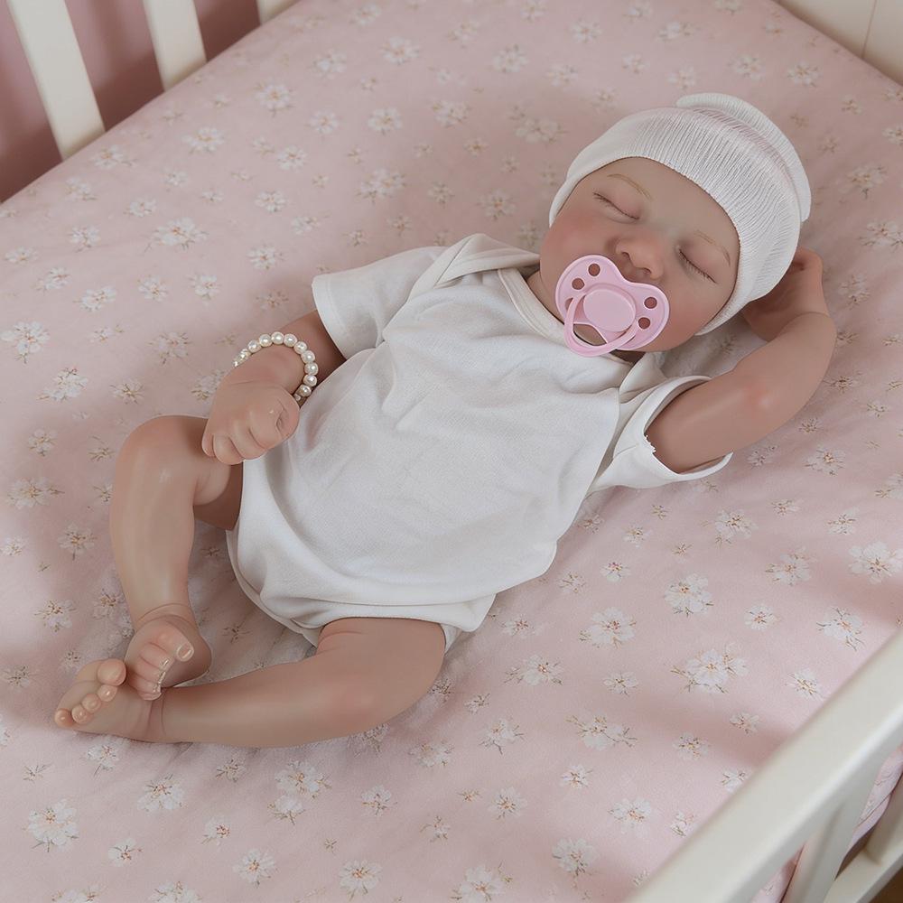 18-inch Realistic Full Silicone Reborn Doll Levi with 3D Skin - Exquisite Baby Gift Toy