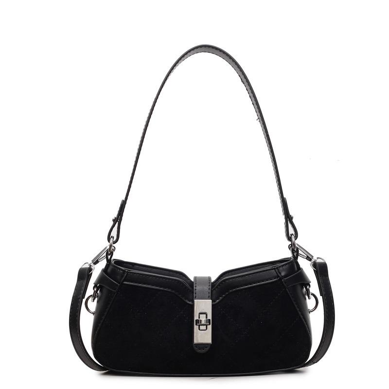 High-End Mode Baguette Handtasche Damen Frühling neu Nische Textur Schulter Messenger Bag Pendler Tasche