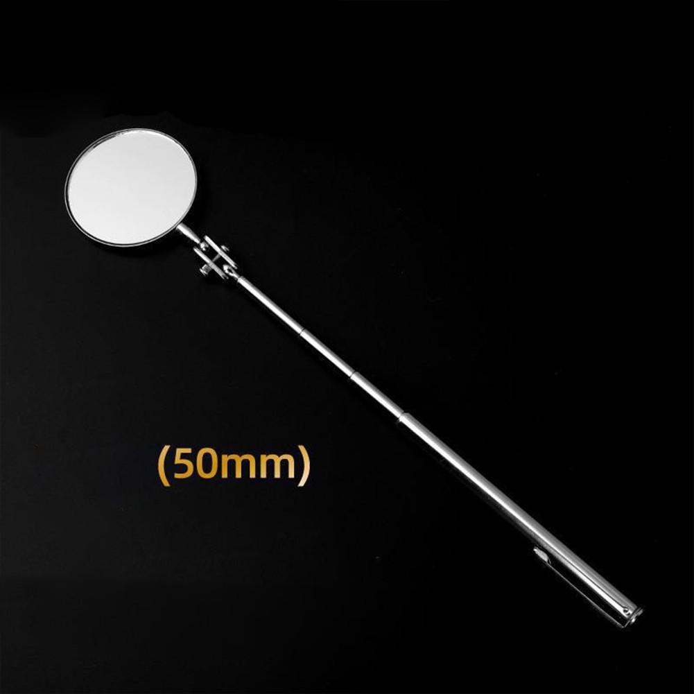 Round Mirror Telescopic Detection Lens Swivel Ball Joint