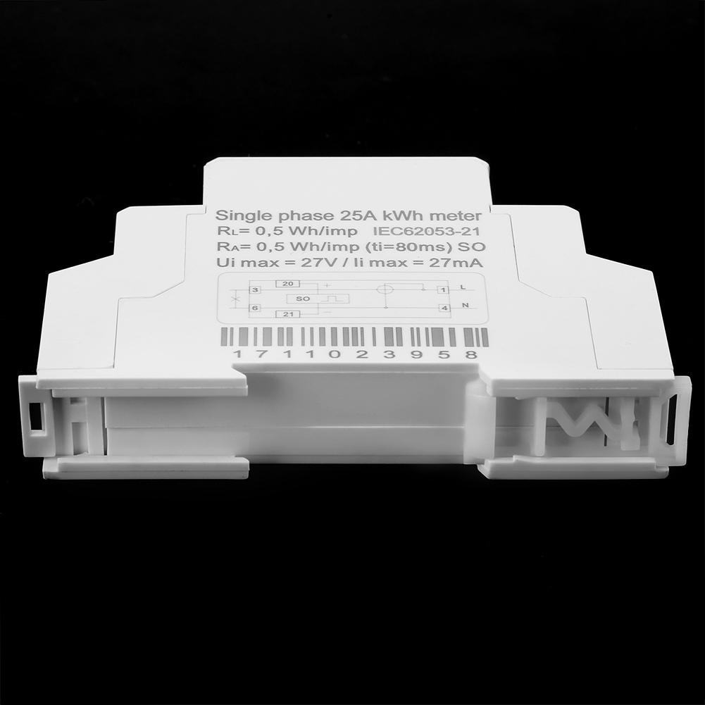 220V DDS5188 LCD Digital Din Rail Electric Meter 525A For Kilowatt Hour Kwh Meter