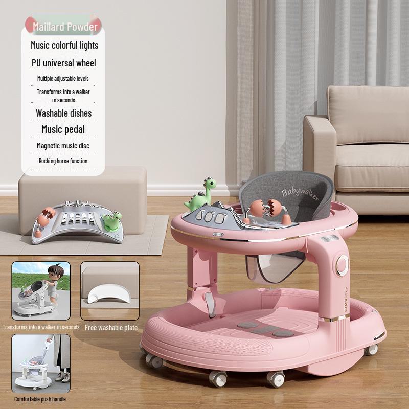 

Многофункциональные детские ходунки: Детская коляска с защитой от опрокидывания для мальчиков и девочек (7-18 месяцев)