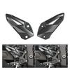 ETANNFMQ Kawasaki ZX-4R ZX-4RR ZX4R 2023-2024 Motorcycle Foot Pedal Heel Guard Plate Decorative Carbon Look (CF Forging Texture)