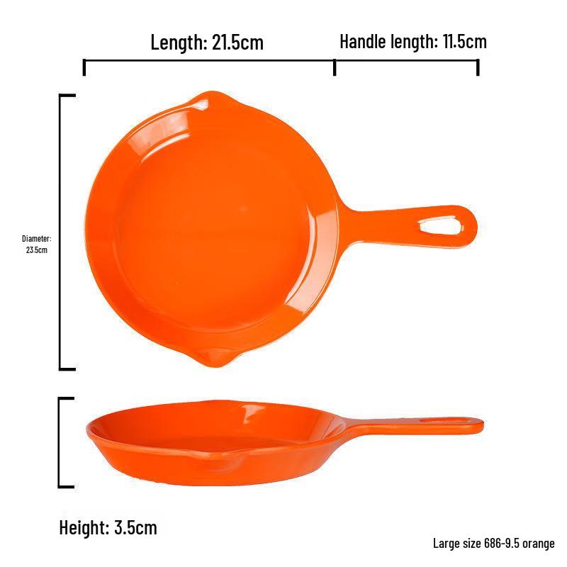 Heerli Commercial Melamine Serving Plate with Handle