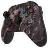 custom front housing shell for Xbox Series featuring an animal print design and faceplates for Xbox Series and Xbox Core consoles not eXtremeRate's