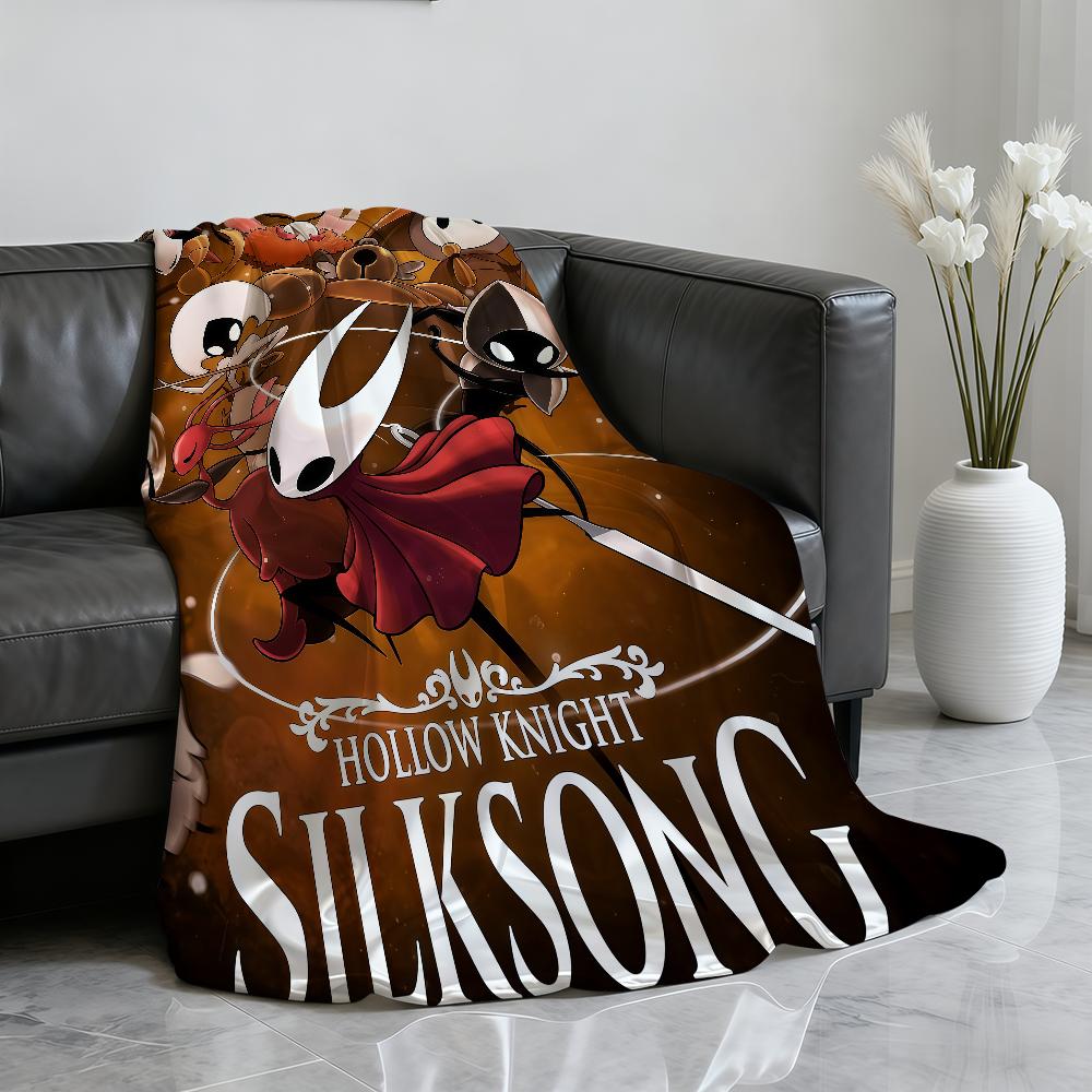 Game H HollowS K Knight S SilksongS Blanket Soft Throw Blanket for Home Bedroom Bed Sofa Picnic Travel Office Rest Blanket Gift