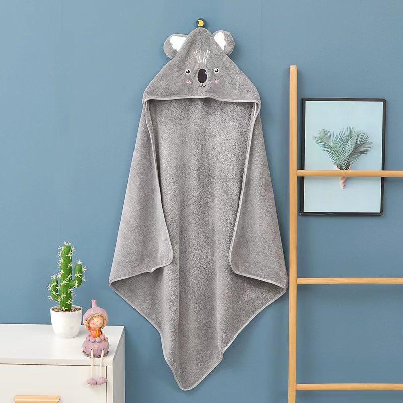 0-3 Years Old Unisex Cute Baby Bath Towel Soft Absorbent Towel Newborn Swaddle Baby Blanket Girl Boy Swaddle Bath Towel