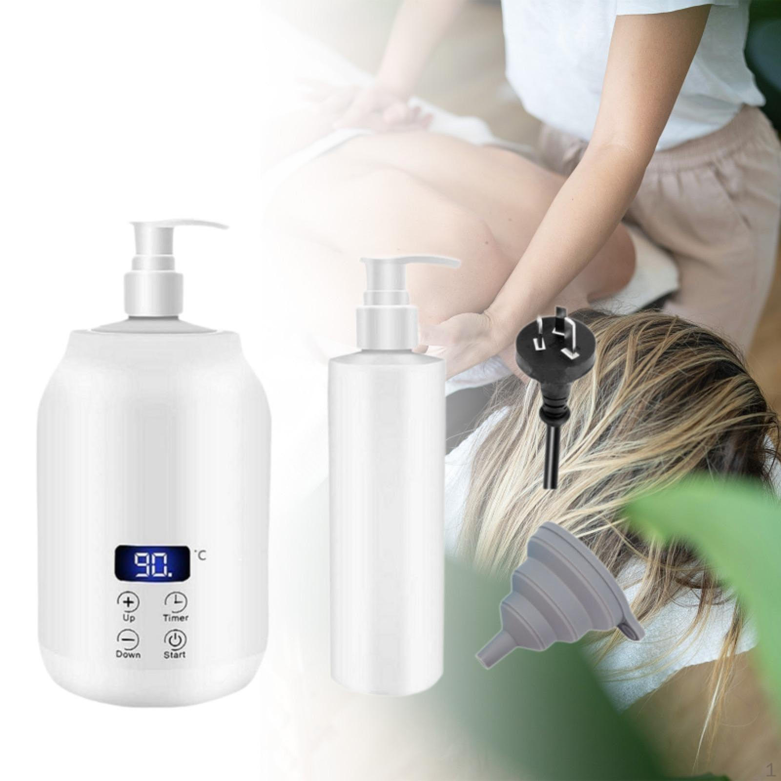 

Подогреватель массажного масла на одну бутылку, подогреватель лосьона, портативный светодиодный экран