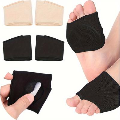 Metatarsal Foot Pads for Foot Pain Relief - 1 Pair of Soft Gel Pad Covers for Men and Women - Comfortable Washable Foot Support Socks