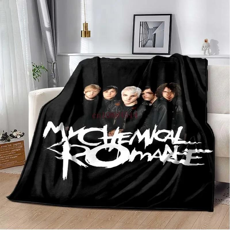 My C-Chemical R-Romance Band Printed Blankets,Kid's Baby Throw Blanket,for Bedroom Living Room Sofa Bed Car, Brithday Gift