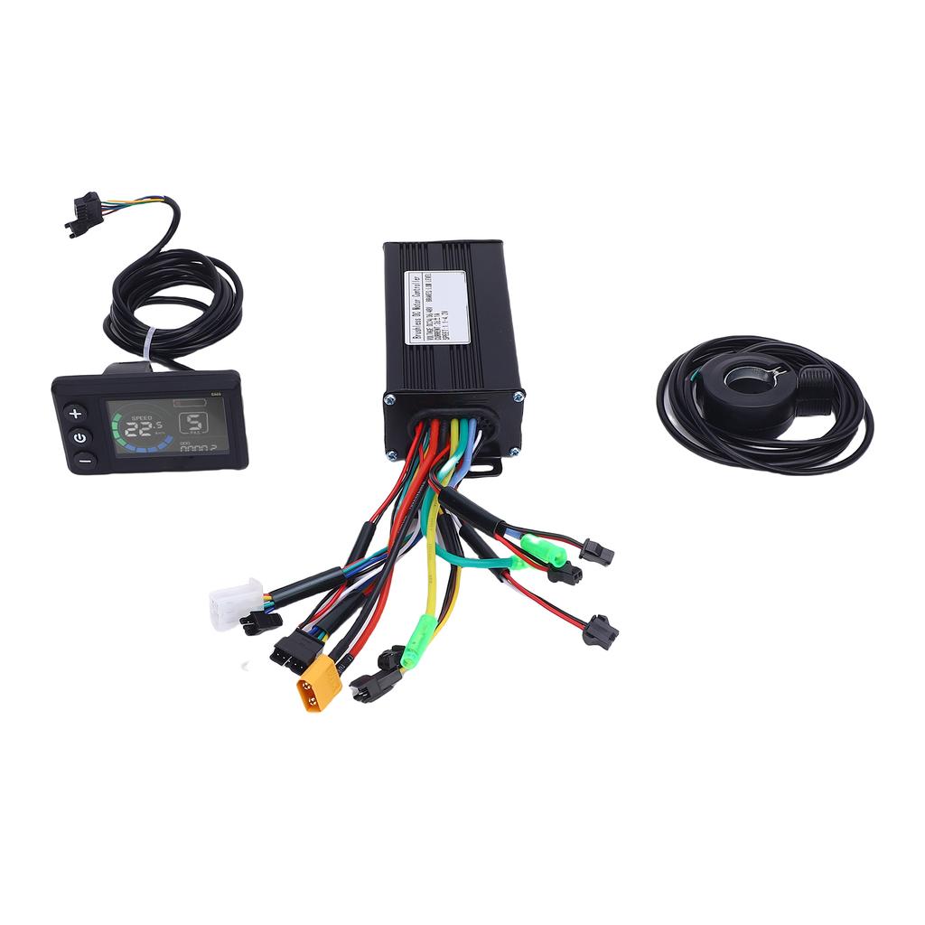 Electric Bike Controller Kit 36V 48V 26A 3 Mode Controller with 130X Thumb Throttle S869 Color Displ