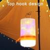 Outdoor Light Camping Light String Waterproof Usb Rechargeable Camping Light with Retractable String Stowable for Tent