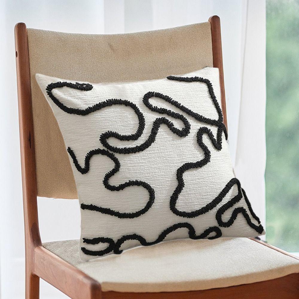 Elegant Jacquard Pillowcase Square Cushion Cover Home Decor Throw Pillowcover  Sofa/Bed