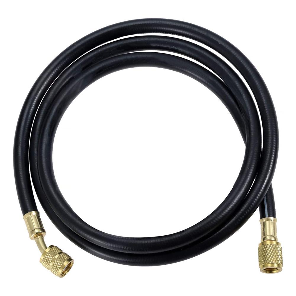 1PCS Freon Evacuation Station Charg Hose HVAC 1/4 SAE 800PSI AC Guage R410a R134a Hose 59inch 4000 Psi HVAC Gauges Tool