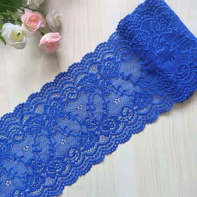 15cm Wide Soft Elastic Lace Trim for Skirts - Multi-color Options Available