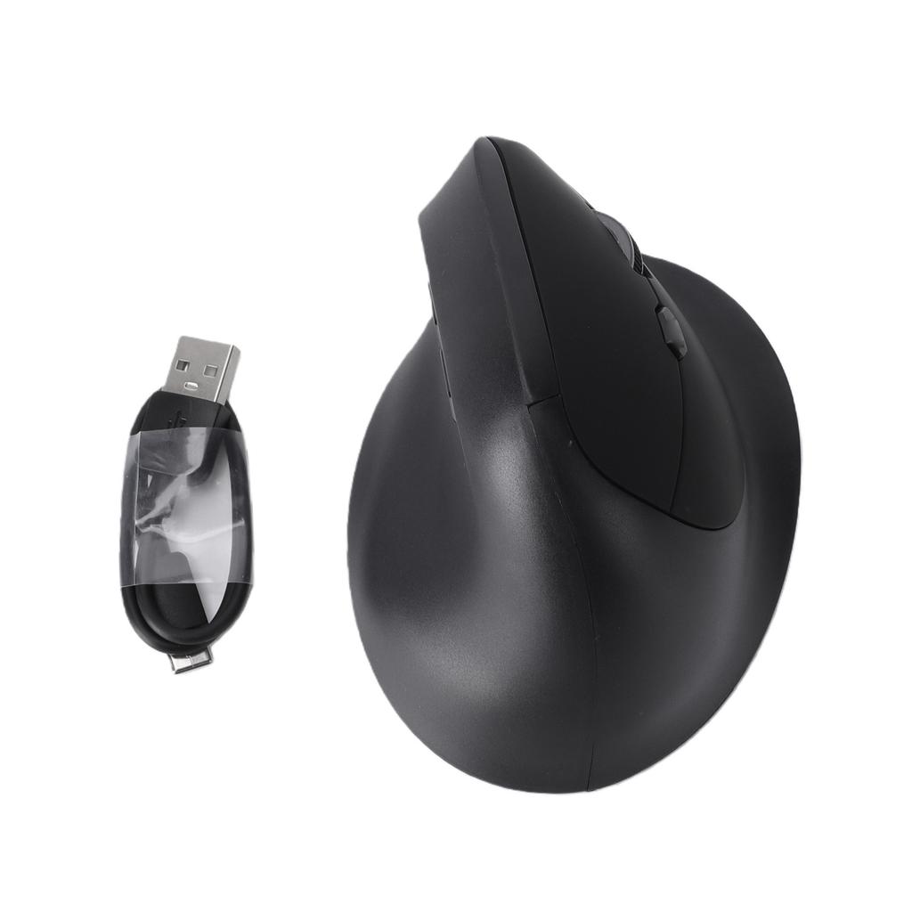 Ergonomic Vertical Mouse 2.4G Bluetooth Rechargeable Wireless Mouse with 3 Adjustable DPI for PC Laptop Notebook
