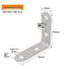 Chitu 90-Degree Stainless Steel Furniture Corner Bracket
