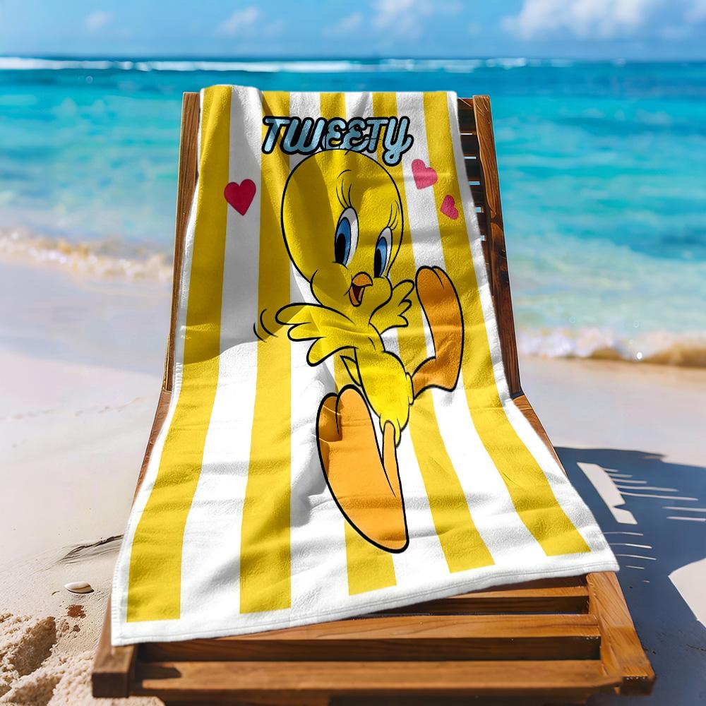 Bugs Bunny2 Beach Towel Super Soft & Absorbent Comfortable Lightweight Suitable for Sports, Travel, Swimming, Yoga, Bathroom, Beach, And Pool