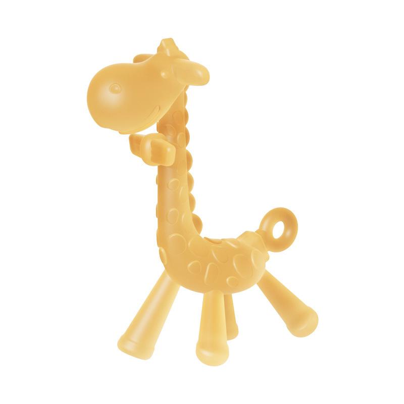 

Пищевой детский прорезыватель-антигрызунок в виде жирафа Nano Silver Teal Fawn