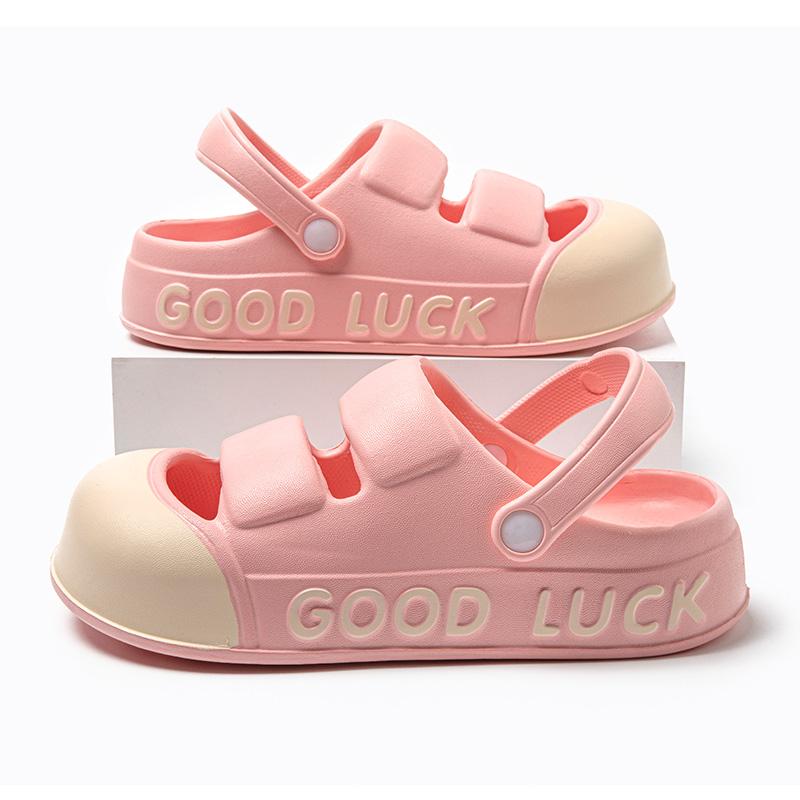 Fashion Summer Women Slippers EVA Platform Clogs Outdoor Beach Sandals Garden Shoes Mixed colors Comfortable Indoor Home Shoes Female