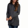 New European and American Spring and Autumn Maternity Wear Solid Color Versatile Long-sleeved Hooded Sweatshirts for Woman