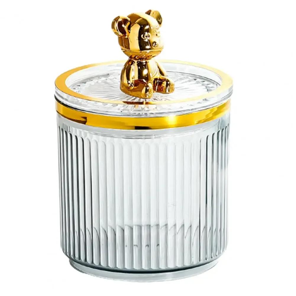 Qtip Storage Box Lipstick Organizer Transparent Desktop Organizer Cotton Swab Storage Box Bathroom Household Supplies DROPSHIP