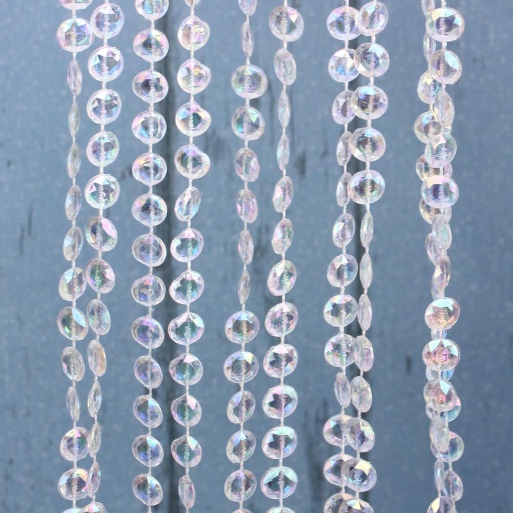 5-30M Crystal Beads Roll Acrylic Beads Roll Crystal Garland Beads Curtain Wedding Decoration DIY Party Decoration Home Ornaments