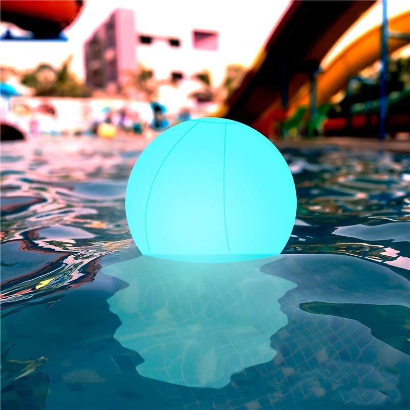 LED-Leucht-Wasserball mit 16 Farben und Fernbedienung – Aufblasbares Poolspielzeug für Partys, Hochzeiten, Geburtstage und Verlobungen, wiederverwendbares Poolspielzeug, Strandspielzeug