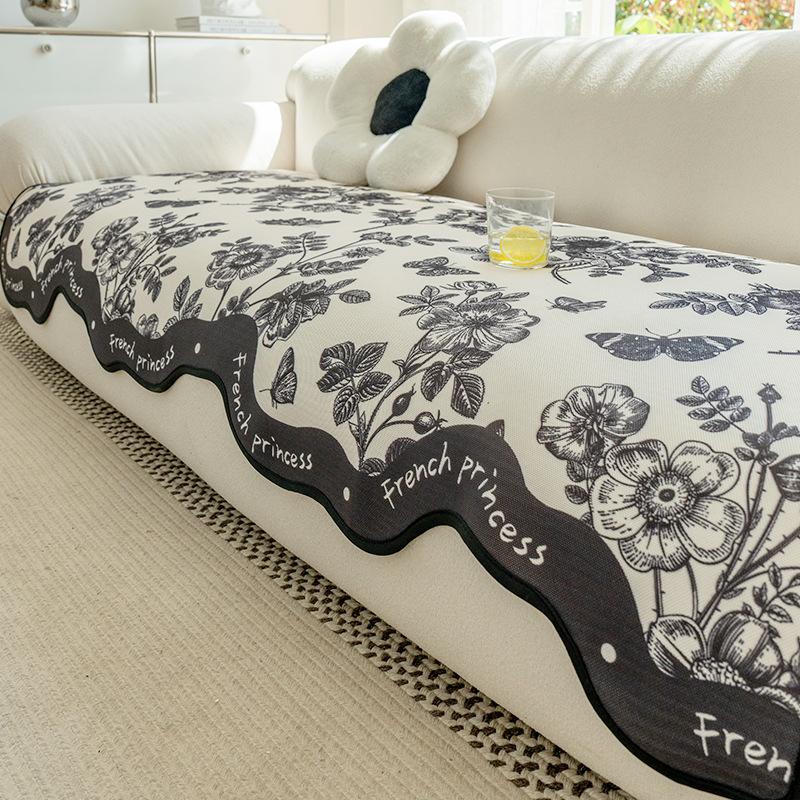 

Cool Special-Shaped Sofa Cushion New Summer Mat Combination Sofa Cushion Fixed Straight Sofa Cover Cloth Towel 90*90cm