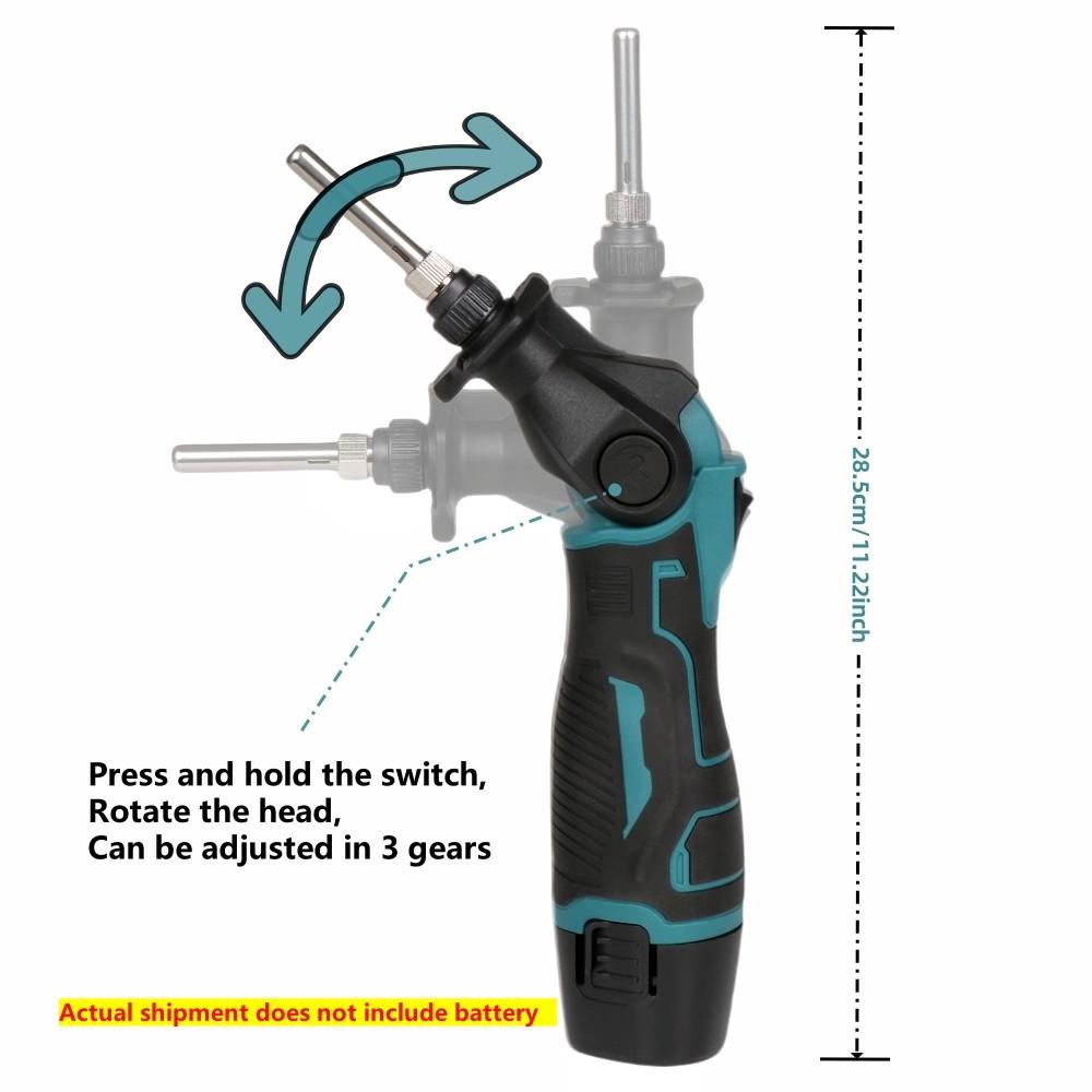

12V Cordless Electric Soldering lron 30W 400℃ Rechargeable Handheld Welding Machine Circult Board Repair Power Tools