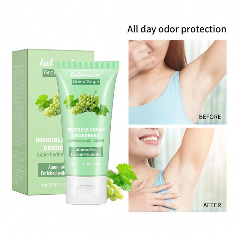 6 Colorful Fruit Fragrance Women's Deodorant Cream Invisible Cream Deodorant Long Lasting Fragrance Moisturizing and Moisturizing