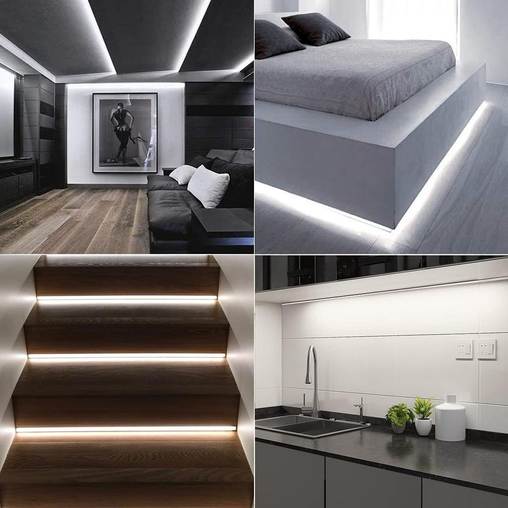 DC24V COB LED Light Strip With Touch Dimmable Switch 1M 2M 3M 4M 5M 10M For Room Decor Kitchen Cabinet Lighting