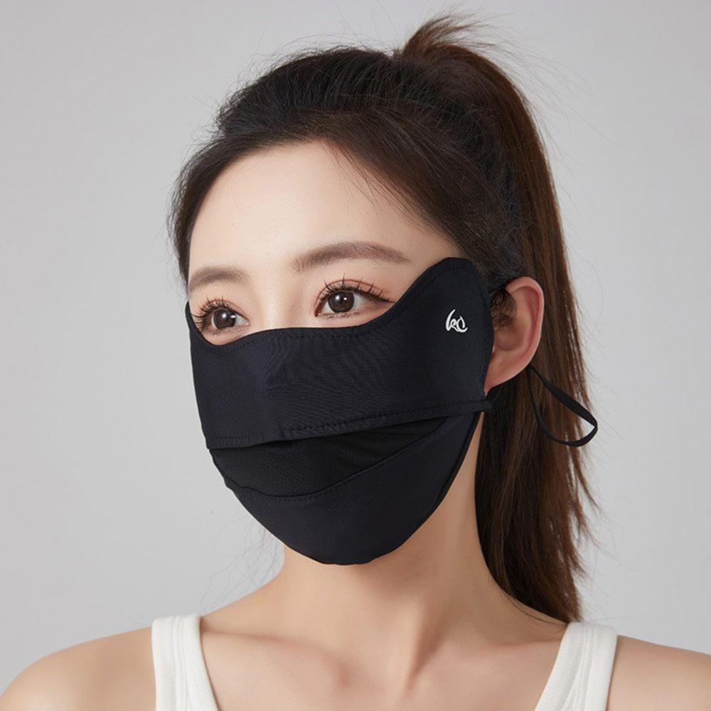 Breathable Mesh Sun Protection Mask Hanging Ear Outdoor Running and Cycling Face Mask