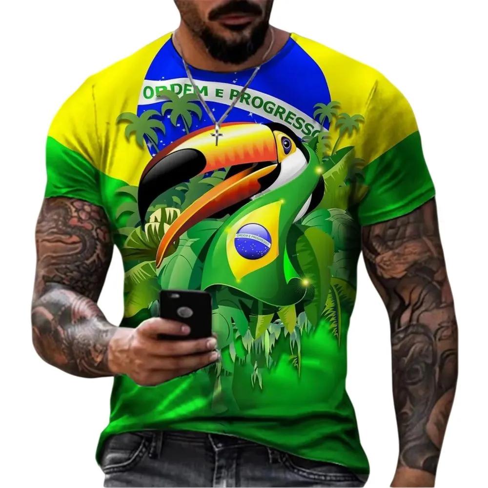 Fashion Versatile Top Casual Loose Men's Printed Short-sleeved T-shirt Comfortable Simple T-Shirts Men’s