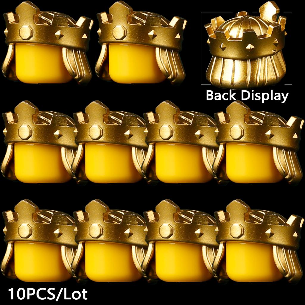 MOC Medieval Knights Helmets Building Blocks Kit Soldiers Army Accessories Bricks Toys Boys Gift