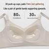 Invisible Seamless Double Lift Push-Up Bra with Palm Cup for Small Chest - Soft Support & Shaping Underwear for Women