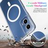 For Motorola Moto G45 5G/Motorola Moto G34 5G Clear Phone Case Compatible with MagSafe TPU+Acrylic Back Cover
