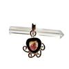 Natural Red Watermelon Tourmaline Gemstone 925 Sterling Silver Pendant, Gift029