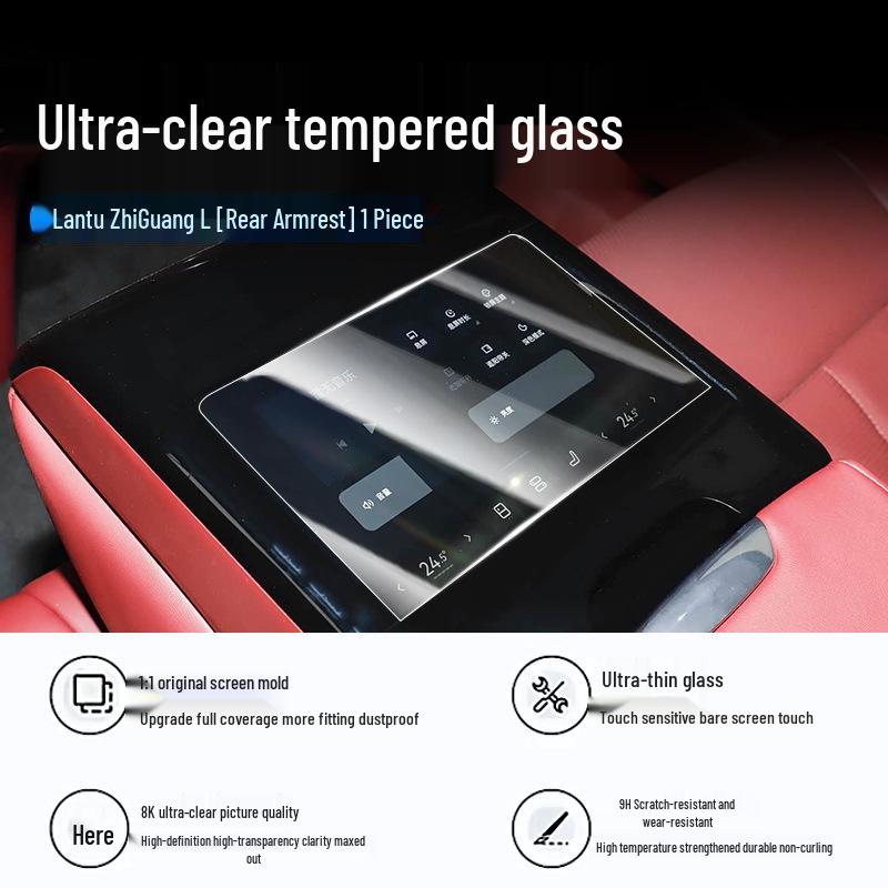Compatible with 26 Lantu Free L Models: Central Control Film, Navigation Screen Tempered Film, Display Screen Protective Film.