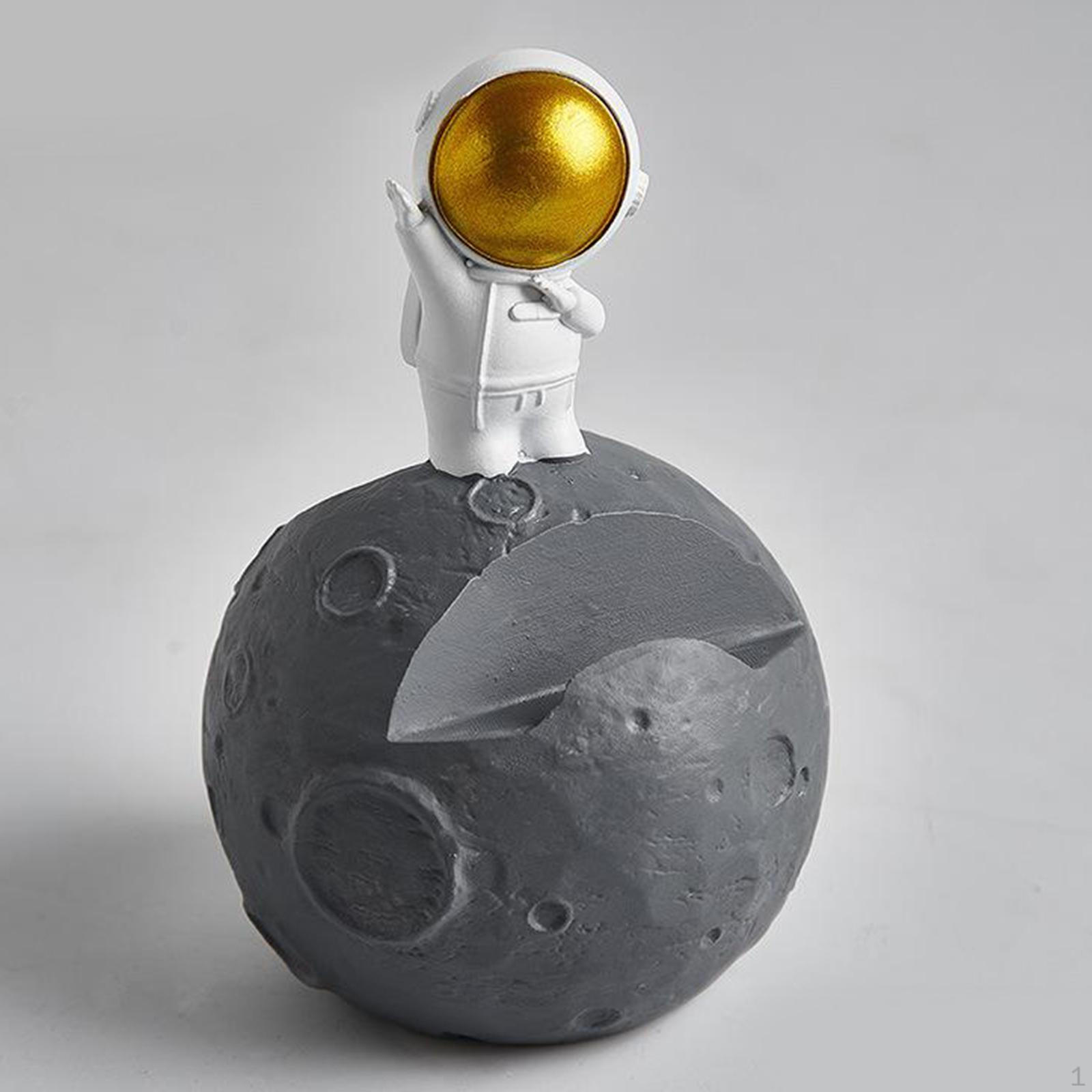 Pots, Astronaut Shaped Cartoon Container, Decoration er Desk Ornament C