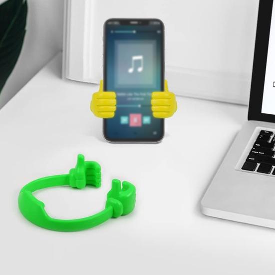 Thumb Up Cell Phone Holder Multi-Angle Adjustable Tablet Mount Desktop Smartphones Stands Fun Desk Accessory