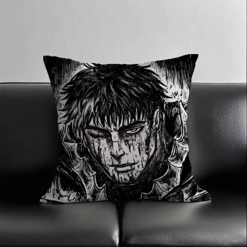 1pc Anime B-Berserk Pillow Case Fashion Square Pillowcase Bedroom Sofa Room Ins Decoration Leisure