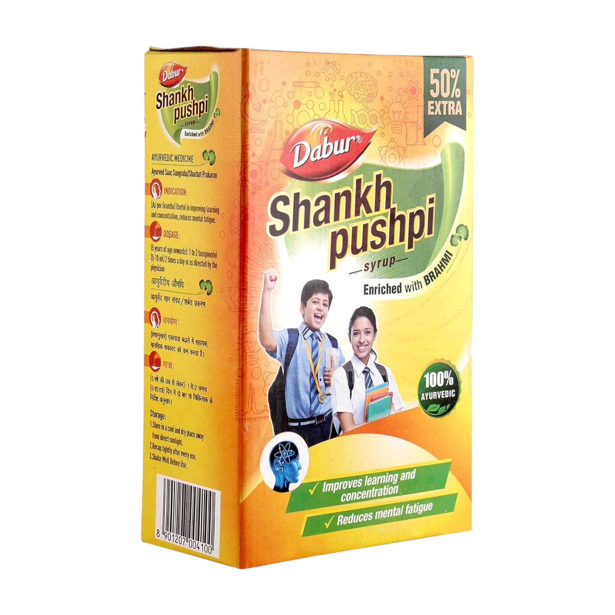 

Dabur Shankhpushpi Syrup 675ml Pack of 1 – Enhances Focus, Memory & Mental Clarity Naturally
