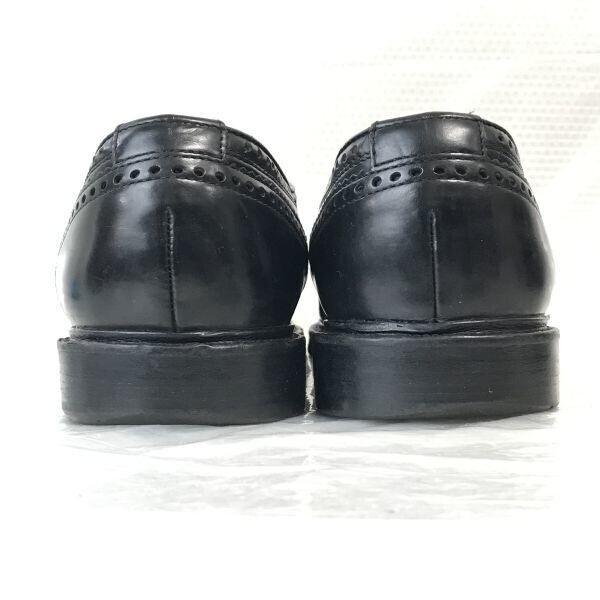 Vintage LLOYD Leather Wingtip Full Brogue Shoes [10/28.5/Black] Germany(USED)