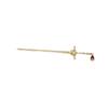 Traditional Chinese Swords Tassels Hairpins Ornament for Women with Intricate Gems Detailing In Gold and Silver