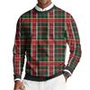 Men's Round Neck Long Sleeve Ribbed Knit Pullover
