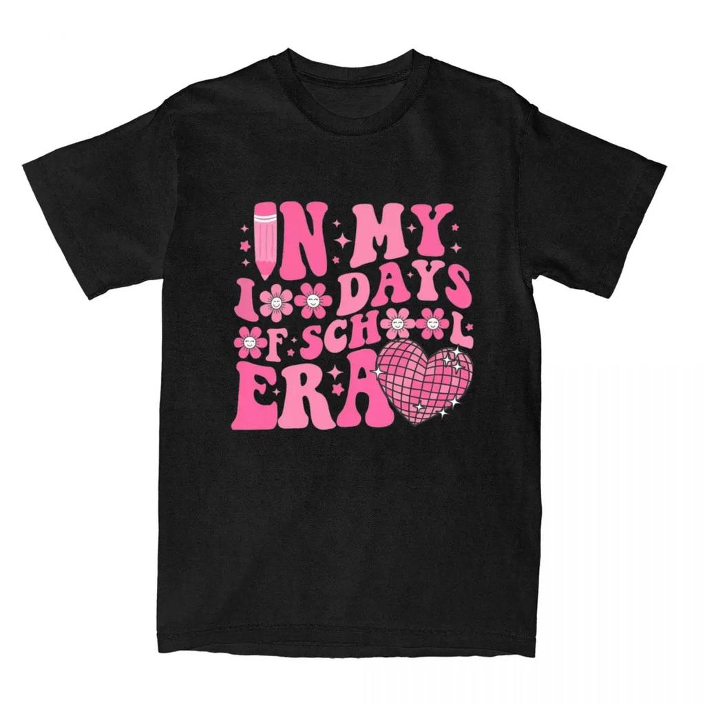 Eras Tour In My 100 Days Of School T Shirt Accessories Men Women's Fashion Tees Short Sleeve Clothing Summer