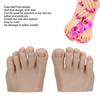 Practice Silicone Foot Model 1 Pair Nail Art Training Display Fake Half Foot Model Pedicure Tattoo Practice